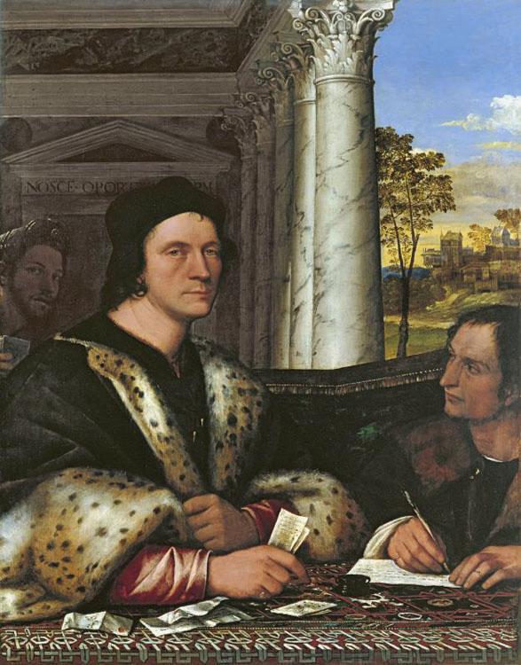 Sebastiano del Piombo Cardinal Carondelet and his Secretary (mk08) oil painting picture